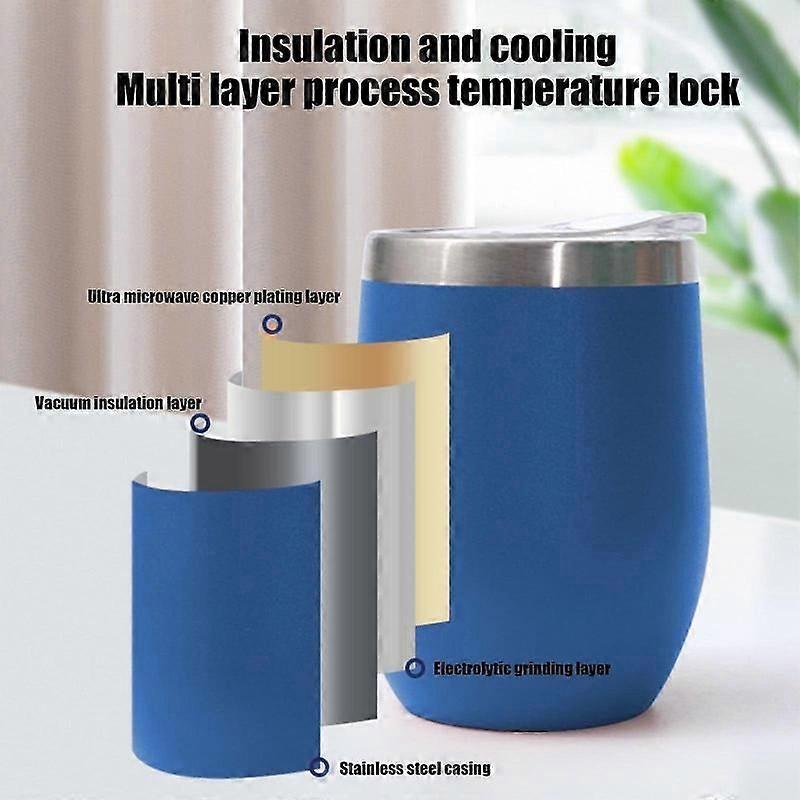 Double Layer Vacuum Stainless Steel Mini Beer Mug U Shape