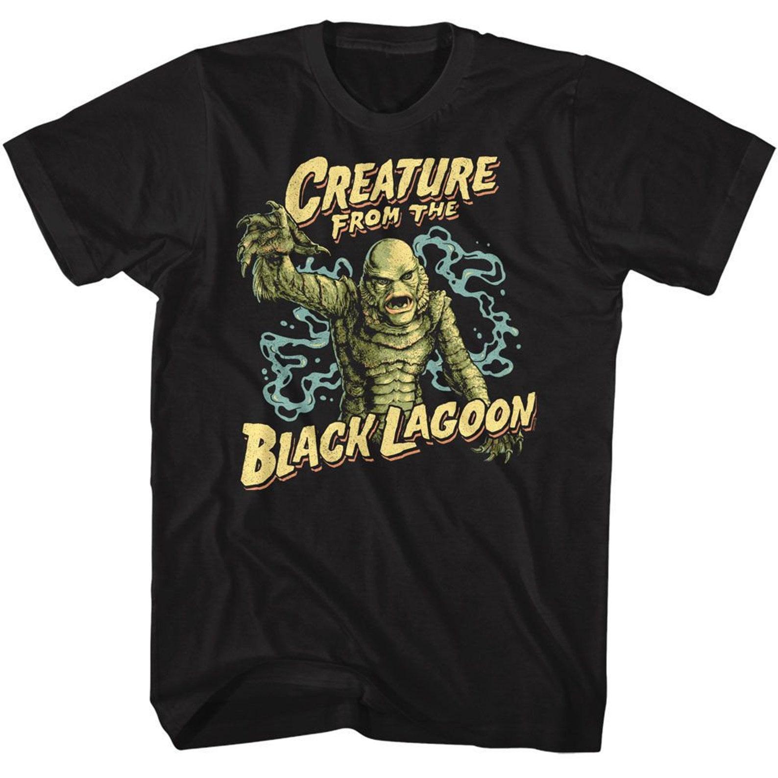 Universal Monsters Black Lagoon Creature Black T-Shirt 2XL