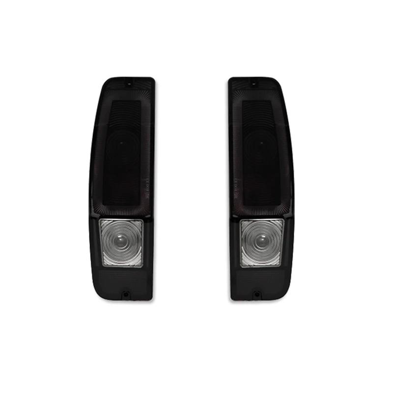 For Ford Bronco Styleside F100/250/350 TRUCK & Econoline E100/200/300 Car Rear Tail Light Taillamp Cover Shells No Bulb/Socket Smoked Lens