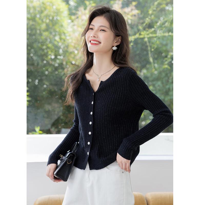 MOCANA Women's Elegant Long Sleeve Knit Sweater