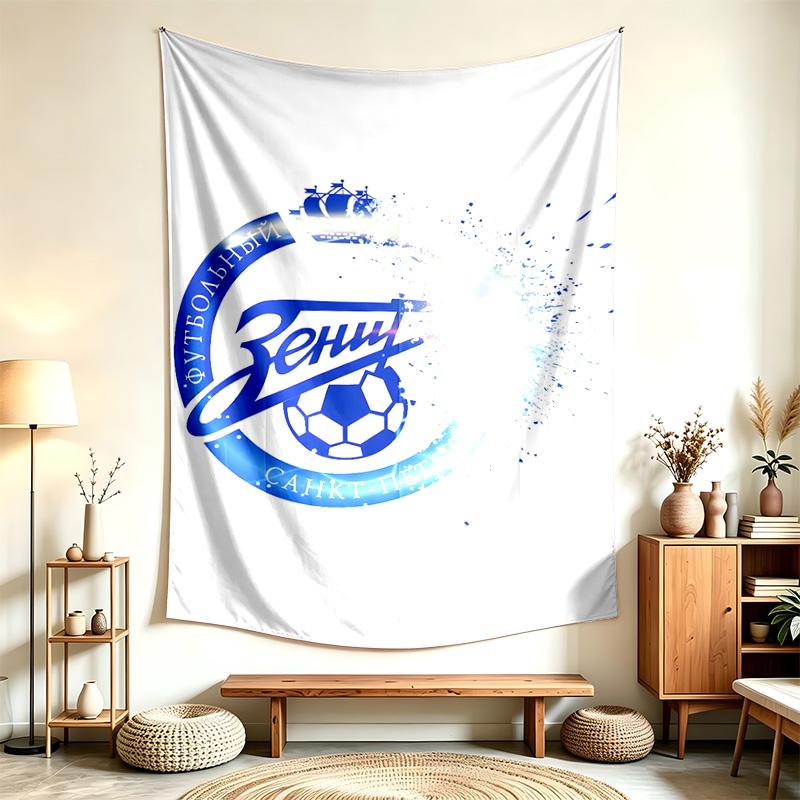 FC Zenit Saint Petersburg (14) Tapestry Suitable For Decorating Homes Dorms And Bedrooms Soft To The Touch And A Perfect Gift For Friends And Family