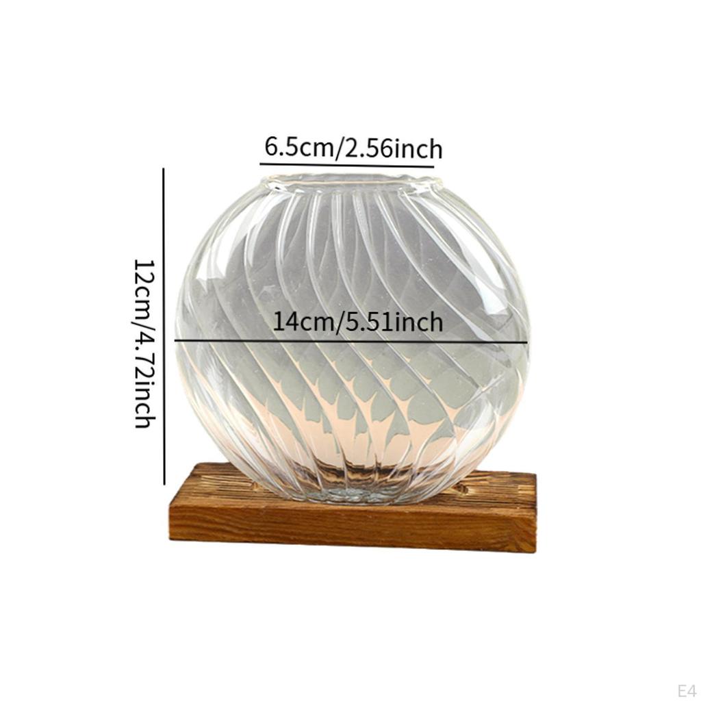 Hydroponische Blumenvase, Dekoratives Glas, Stilvolle Hochzeitsdekoration, Pflanzgefäß, Floral