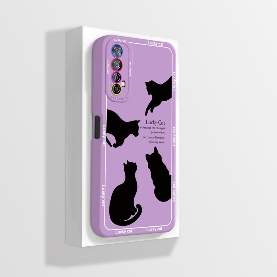 For Realme 7 Case Soft Silicone Cute Cartoon Phone Cover Shell for OPPO Realme Narzo 20 Pro 30 Narzo30 4G Cases New Design Funda