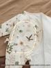 Autumn/Winter Quilted Cotton One-Piece for Newborns – Unisex Warm Hug Suit
