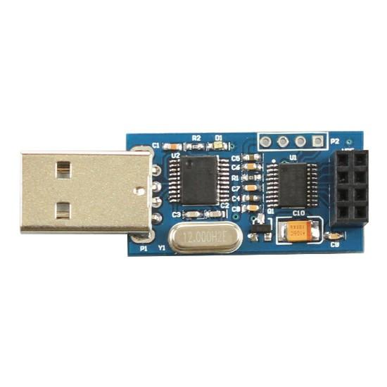 

USB to NRF24L01 Module USB Wireless Serial Module Transparent Data Transmission Module 10*10*2 білий