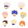 Stylish And Colorful Alloy Enamel Pin Badge Of Jujutsu Kaisen Characters For Casual Wear And Personal Accessories