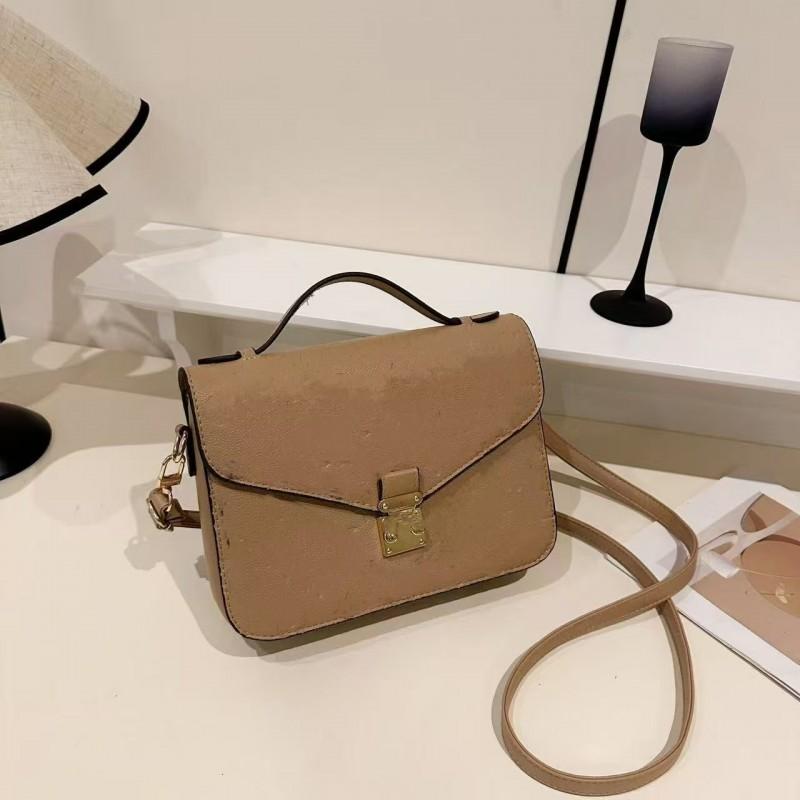 Womens PU Leather Crossbody Tote Bag With Chain Strap Square Shape Floral Print Medium Size Daily Use