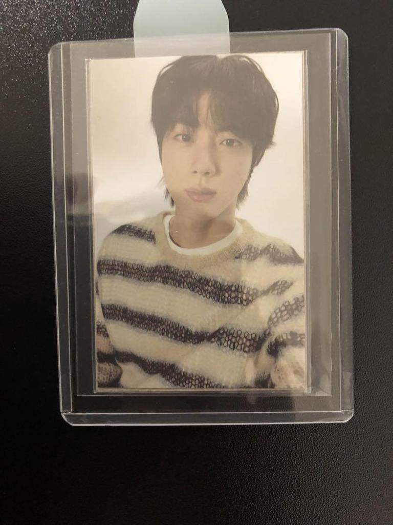 [USED] BTS JIN Trading Card Only Check Shirt Accessories RUN SEOKJIN Korea
