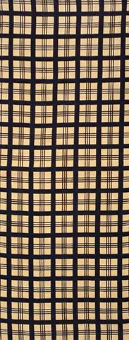 

Edoten Todaya Shoten Niwa-zome Tenugui (Japanese hand towel) Benkei lattice pattern 914