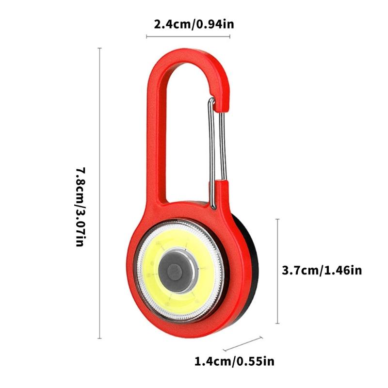 4Pcs Multifunctional Handheld Emergency Light Portable Keychain Lights Pocket Lamp Small Torch Keychain Flashlights