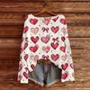 Womens  Fall Sweaters Long Sleeve Print Tops Pullover Sweaters Loose Dressy Casual Basic Clothes
