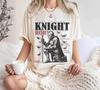 The Knight and The Moth Printed Tshirt Women and Unisex Fantasy Style Top SpringSummer Loose Short Sleeve Unisex Tshirt