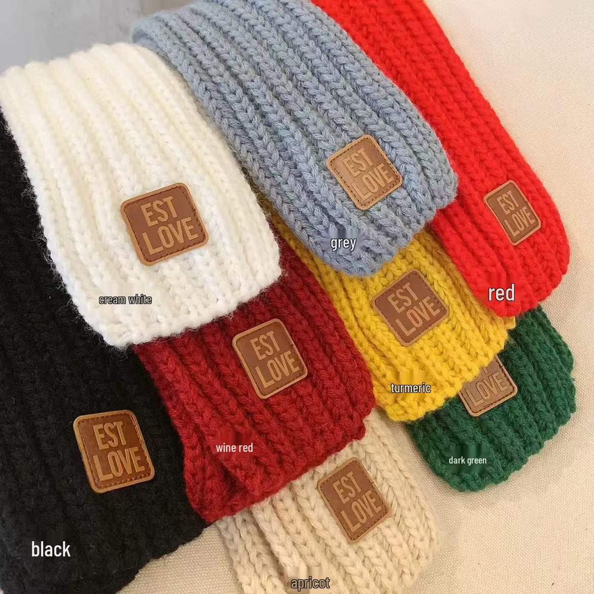 

Infant Girls Cute Bear Knitted Wool Hat with Ear Protection for Autumn and Winter 1-2 years (Hat Circumference 46cm-48cm)
