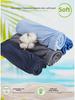4pcs/set Men's High-Waist Cotton Boxers for Middle-Aged and Elderly - Loose Fit, Plus Size.