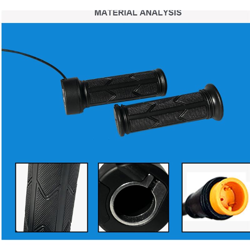 Bike Parts Right Hand Grip 192X Full Throttle Twistthrottle 3 Pin Full Electric Bike Replacement Part