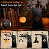 Set Decorazione Libreria di Halloween con Zucca, Cappello e per Decorazione Scaffale Festivo