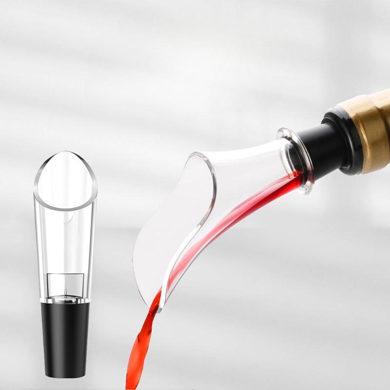 Red Wine Aerating Pourer Wine Pourer Decanter Spout Decanter Wine Pouring Aerator Wine Stopper Portable Bar Tool Accessories