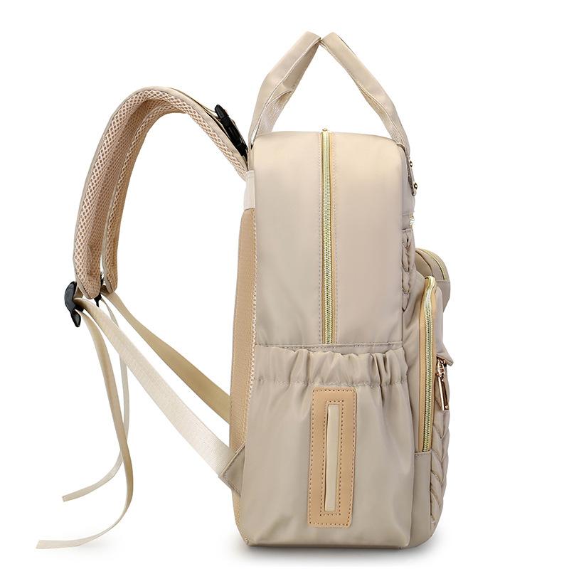 New Style Mommy Bag, Outdoor Backpack with Shoulder Straps, Diaper Pad, Bottle Storage Bag, Large Capacity Mother and Baby Bag