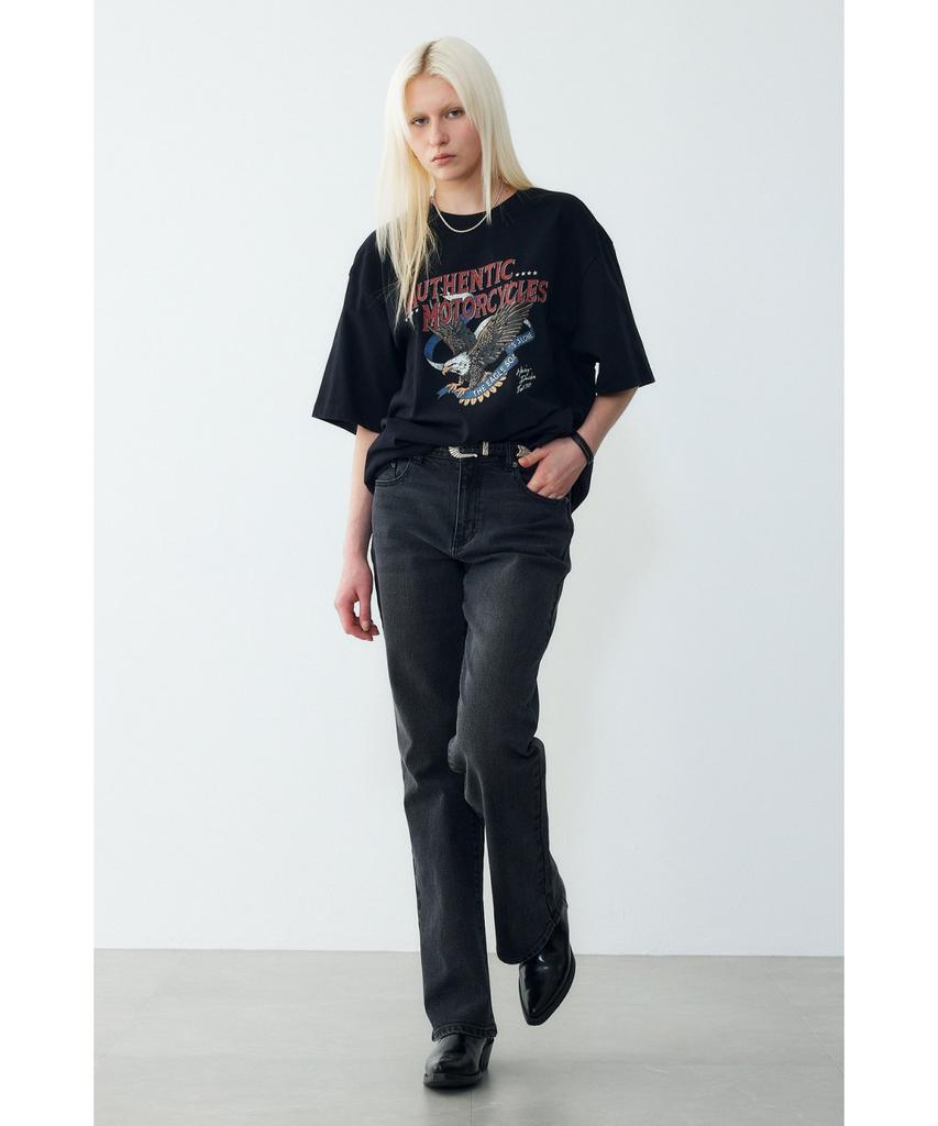 HARLEY-DAVIDSON COLLECTIONS® [Bv] Authentic Eagle Short Sleeve T-Shirt Black_Hh16111056
