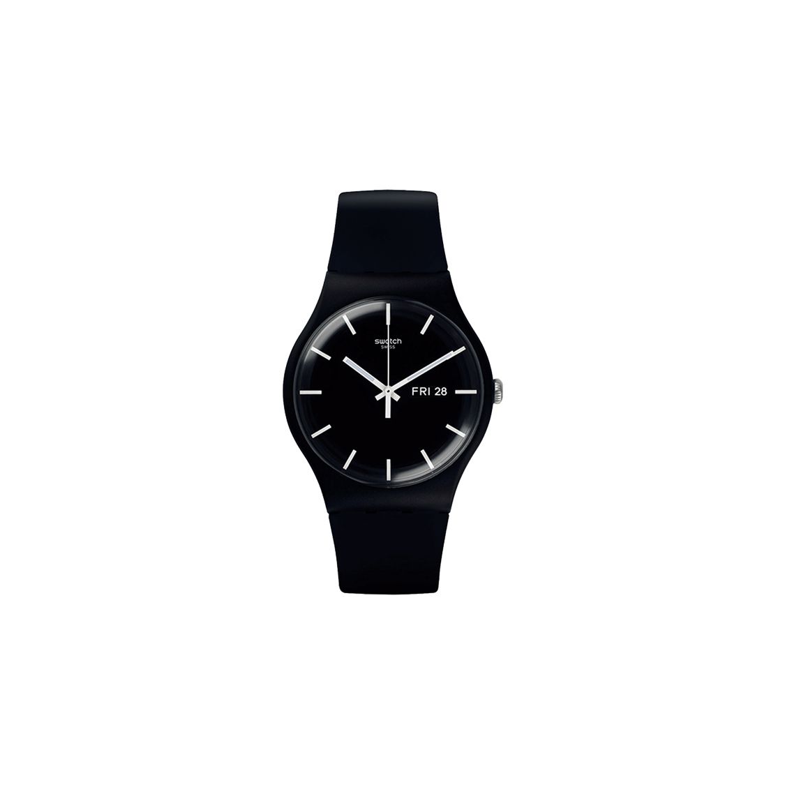 Swatch Quartz Movement Luminous Pure Black Casual Sports Fashion Watch Unisex watches SO29B704 SO29B704