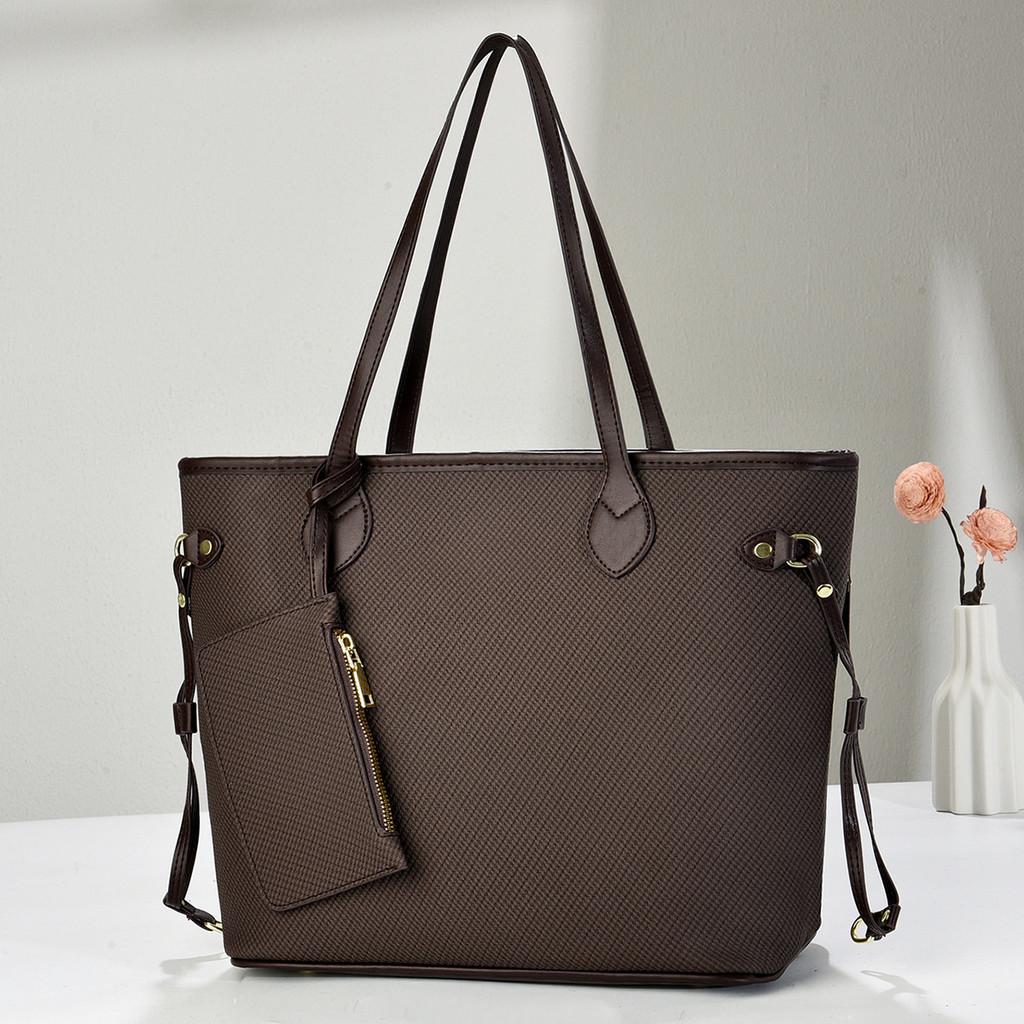 Simple Style Women Tote Bag With Interior Pockets And Durable Pu For Work And Casual