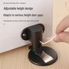 Adjustable Magnetic Aluminum Door Stopper with Anti-Collision Suction Cup