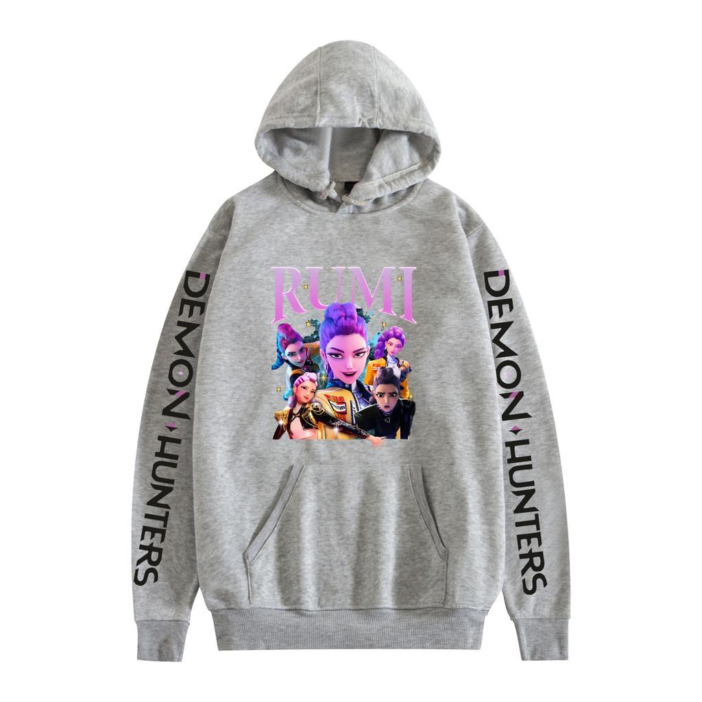KPop Demon Hunters Man Hoodie Sweatshirt for Mens Womens Unisex Graphic Printed Cool Streetwear Hoodie