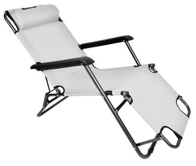 Leon Gray Lounger Armchair