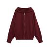 Kaslead New Women clothes Western Style Long sleeve Knitted Simple and Comfortable Hoodie 5536001