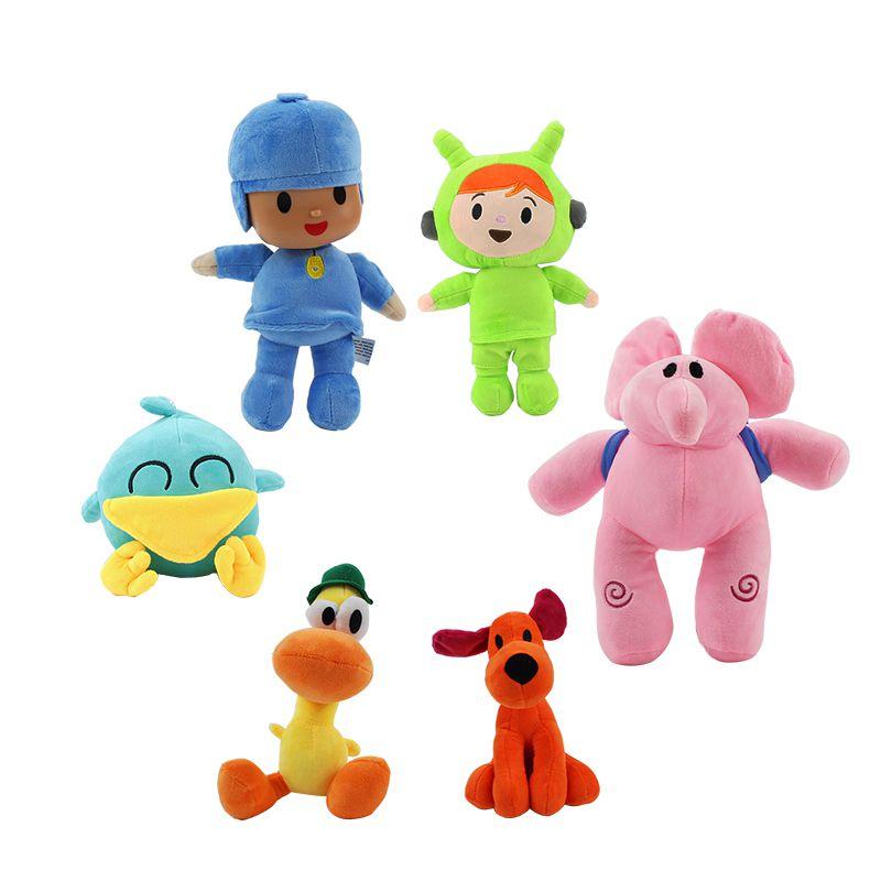Adorable Pocoyo Elly Pato Loula Sleepy Bird Soft Plush Stuffed Figure Toy Doll Gift For Kids
