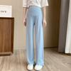 Maternity Pants Summer Thin Breathable Trousers Small Women Pregnancy Wide-leg Pants Comfortable Pants New Spring and Summer Out