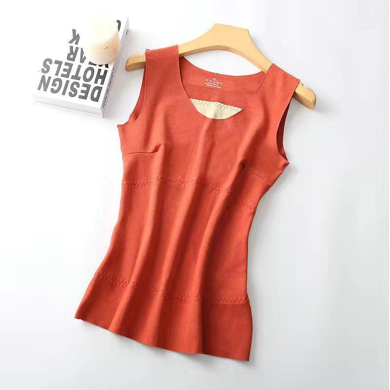 Women's Heated German Velvet Vest - Thickened, Seamless Design for Warmth and Protection