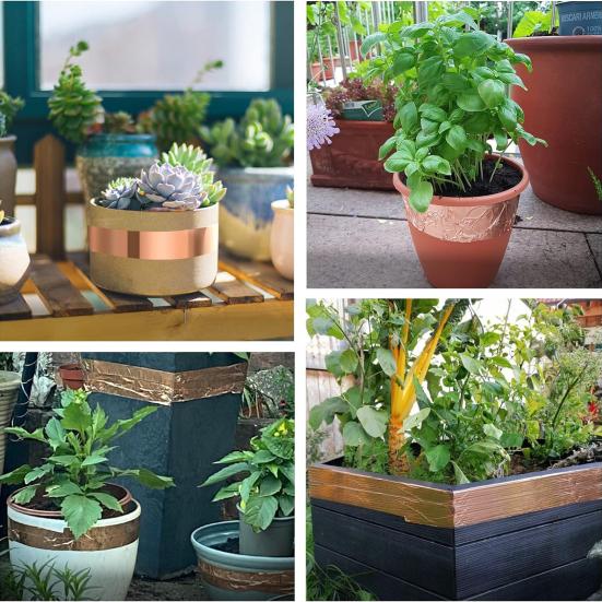 Snail Protection Copper Tape Self-Adhesive Stickiness Apply Waterproof Easy to Strong Copper Foil Tape