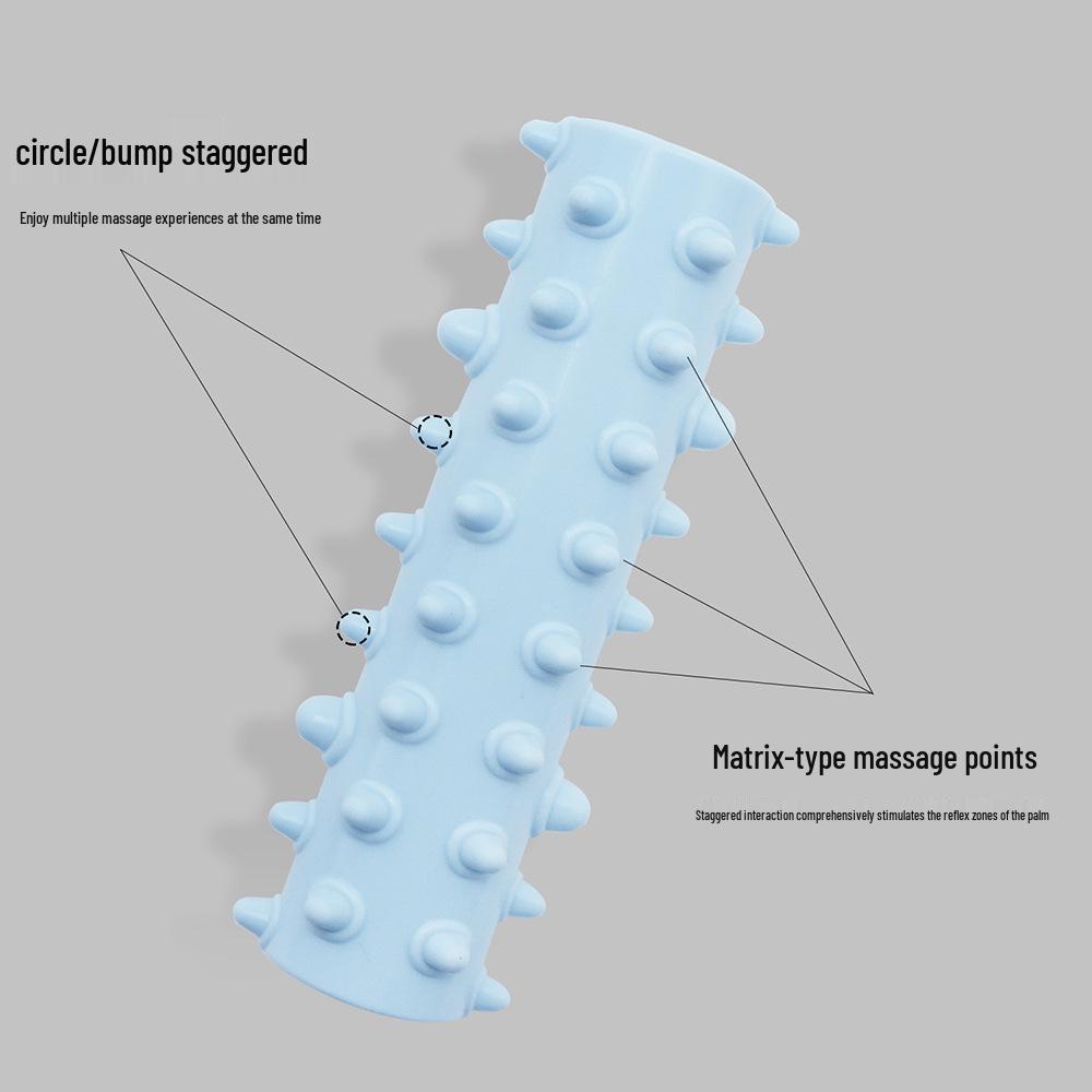 Sea Cucumber Acupressure Hand Massager with Convex Points - Portable, Rolling Meridian Massager for Health Care.