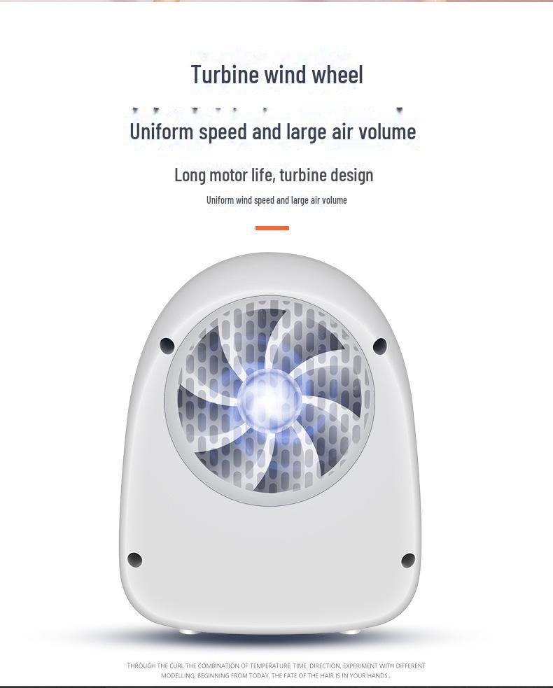 Compact 110V Touchscreen Electric Heater for Quick Desk and Home Use