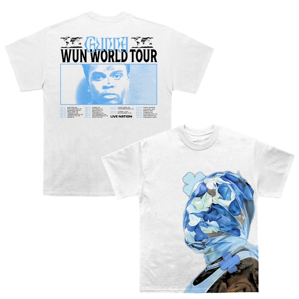 Gunna 2026 Wun World Tour Grafik Unisex T-Shirt Unisex Rundhals 100% Baumwolle Kurzarm Oversized Y2k Beliebte Mode Sommer T-Shirt