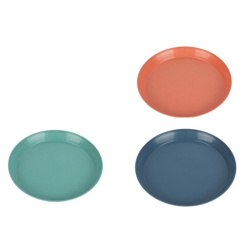 Domestic Round Creative Coloured Hotel Commercial Buffet Plates