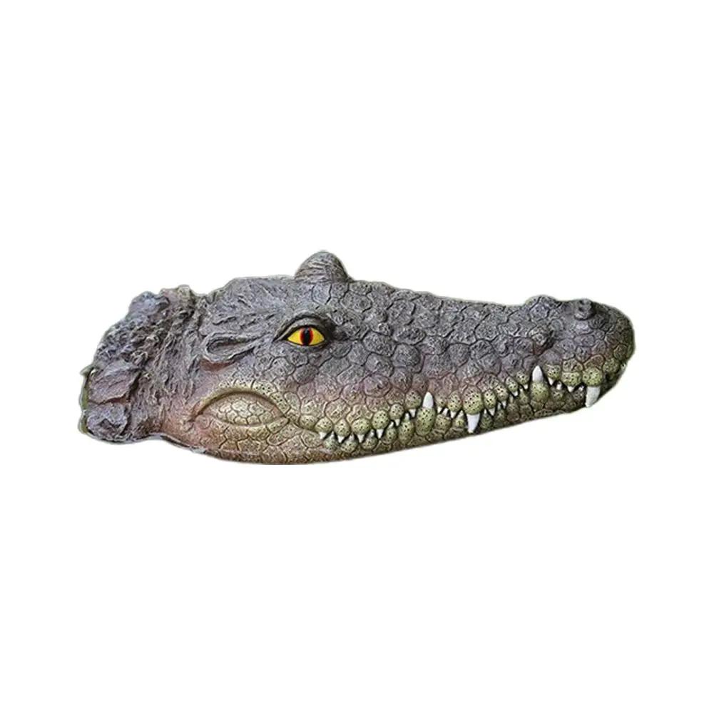 

Floating Alligator Head In Garden Pond Float Alligator Crocodile For Scare Goose,Predator,Heron,Duck Control,Pool,Garden O1H3