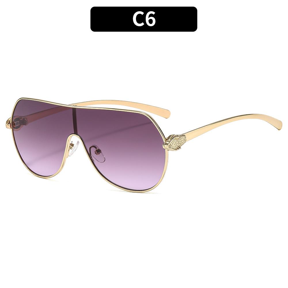 Women's Sunglasses, Metal Large-frame Aviator Sunglasses, Men's and Women's Fashion Sunglasses.
