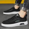 Men's Shoes 2025 Summer New Sports Breathable Lace-up Flat Shoes Casual Running Teenagers Low-top Trendy Shoes