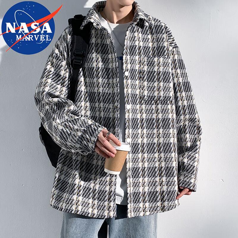 

Мужские повседневные клетчатые топы NASA MARVEL 4XL