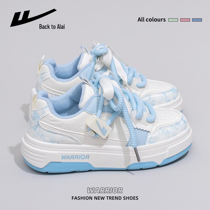 Women's Burgundy Autumn Sneakers: Breathable, Thick-Soled, Versatile Sports Shoes