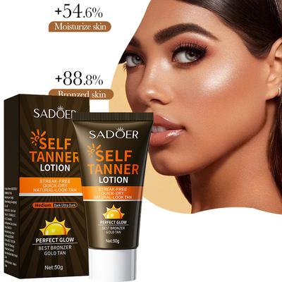 Self Tanning Lotion Self Tanner Flawless Self Tanning Lotion Fake Tan Sunless Tanner For Face And Body Does Not Block Pores