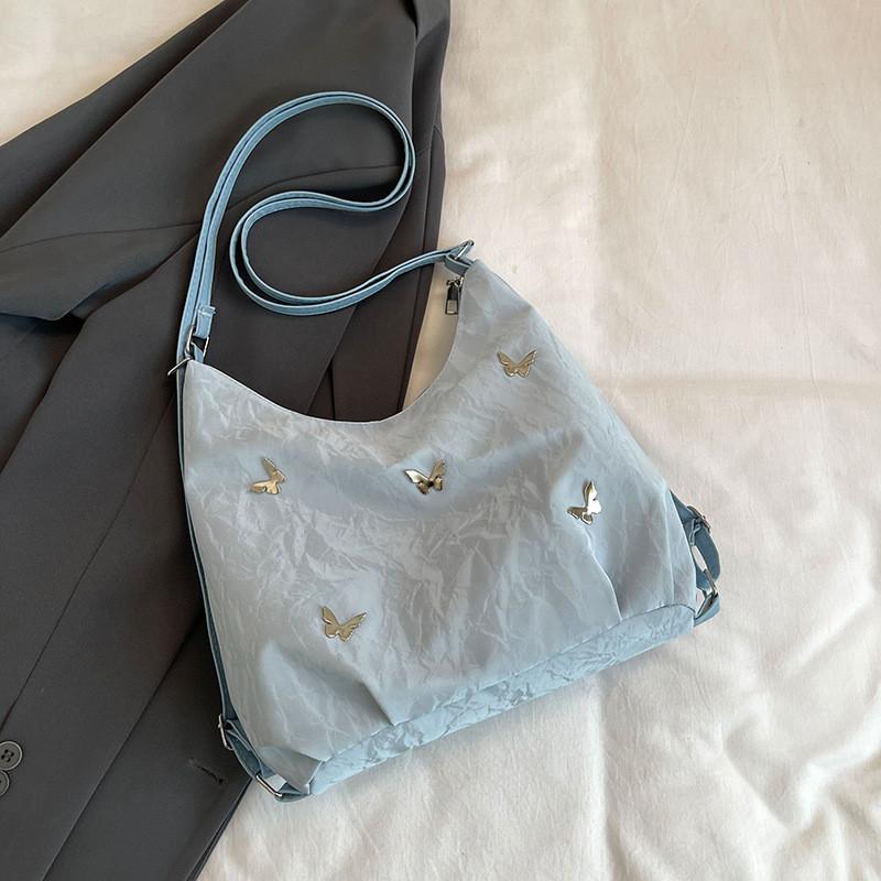 

Fashionable And Chic Large Capacity Tote Bag For Women Ideal For Summer 2024 Commuting синій