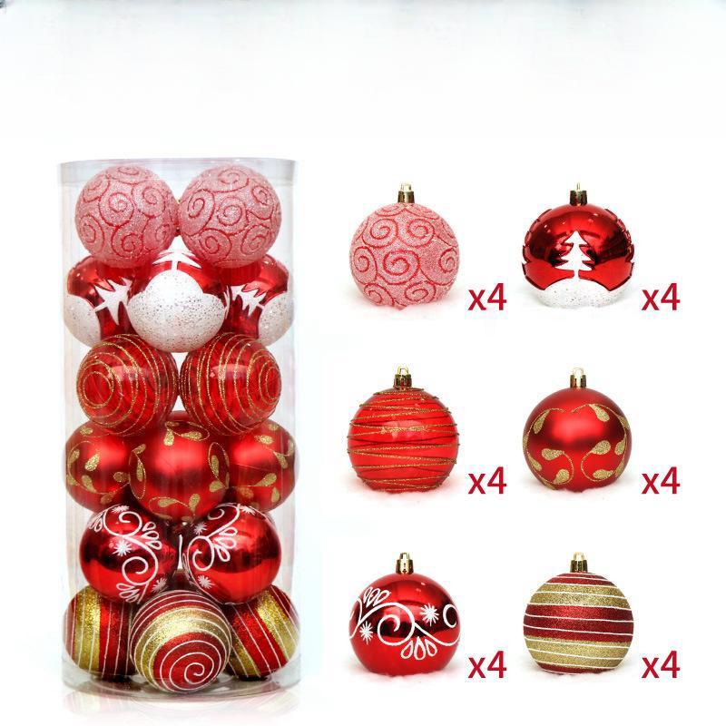 

Новые рождественские шары безделушки Рождественская елка Украшение Украшение С Новым годом Реквизит красный