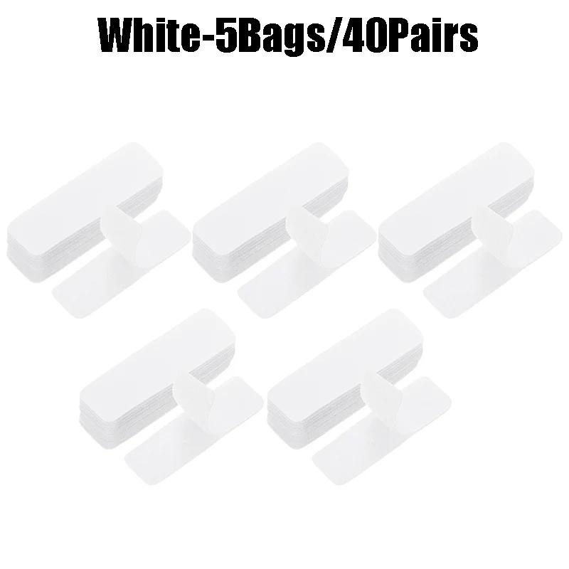 Reusable Hook and Loop Adhesive Strips 15LB Heavy Duty Double Sided Tape Damage Free Wall Hanging for Decorations Tools Storage