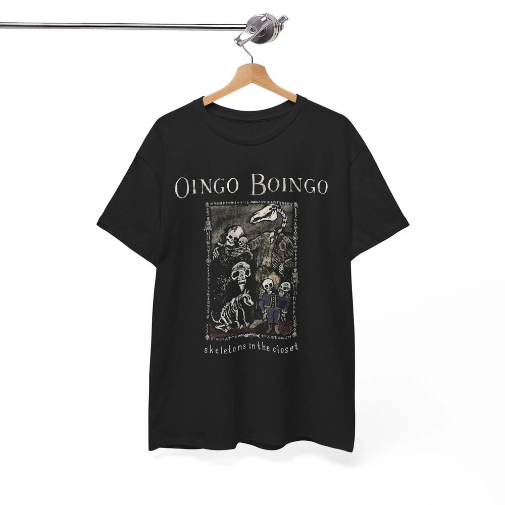 

Oingo Boingo Shirt, Skeletons in the Closet, Devo, Talking Heads, Unisex Shirt L
