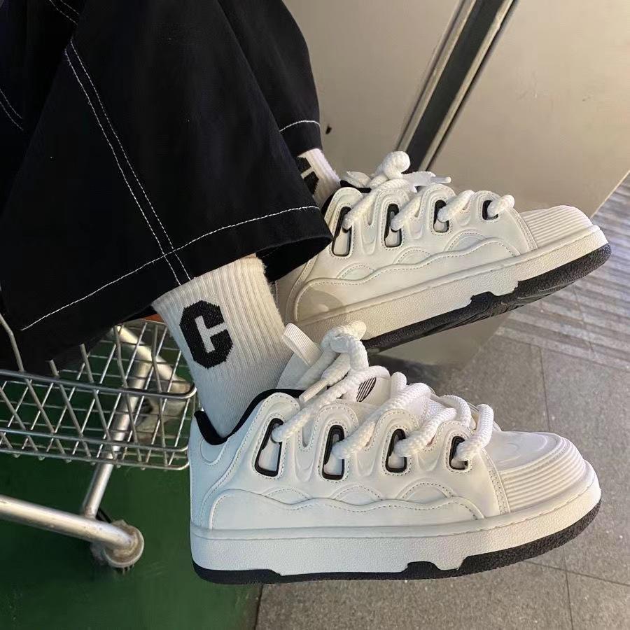 Men's Shoes Outdoor Sneakers 2025 New Platform Vulcanized Shoes Breathable Casual Shoes Non Slip Comfortable Running Shoe Tenis