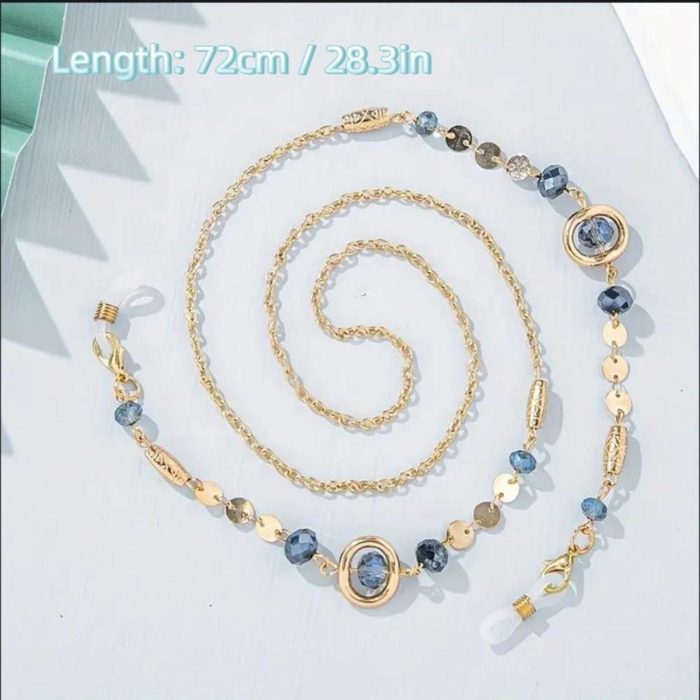 Rhinestone Glasses Straps Anti-Slip Sunglass Lanyard Straps Glasses Hanging Chain Sunglass