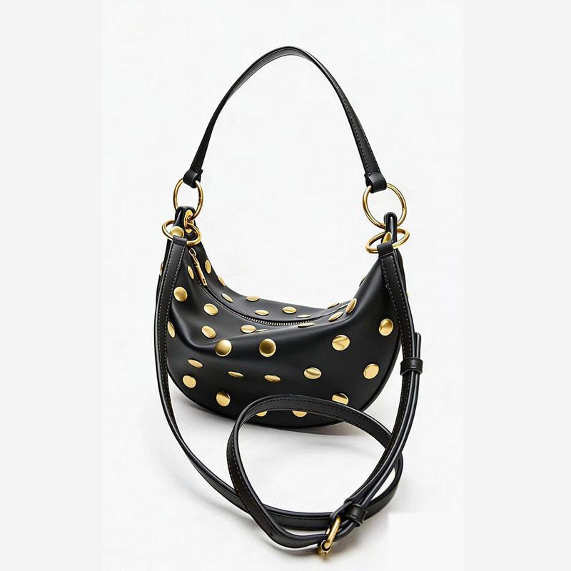 European And American Retro Rivet Bag Niche Design Bag 2026